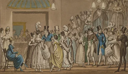 Im Foyer des Covent Garden Theaters, aus 